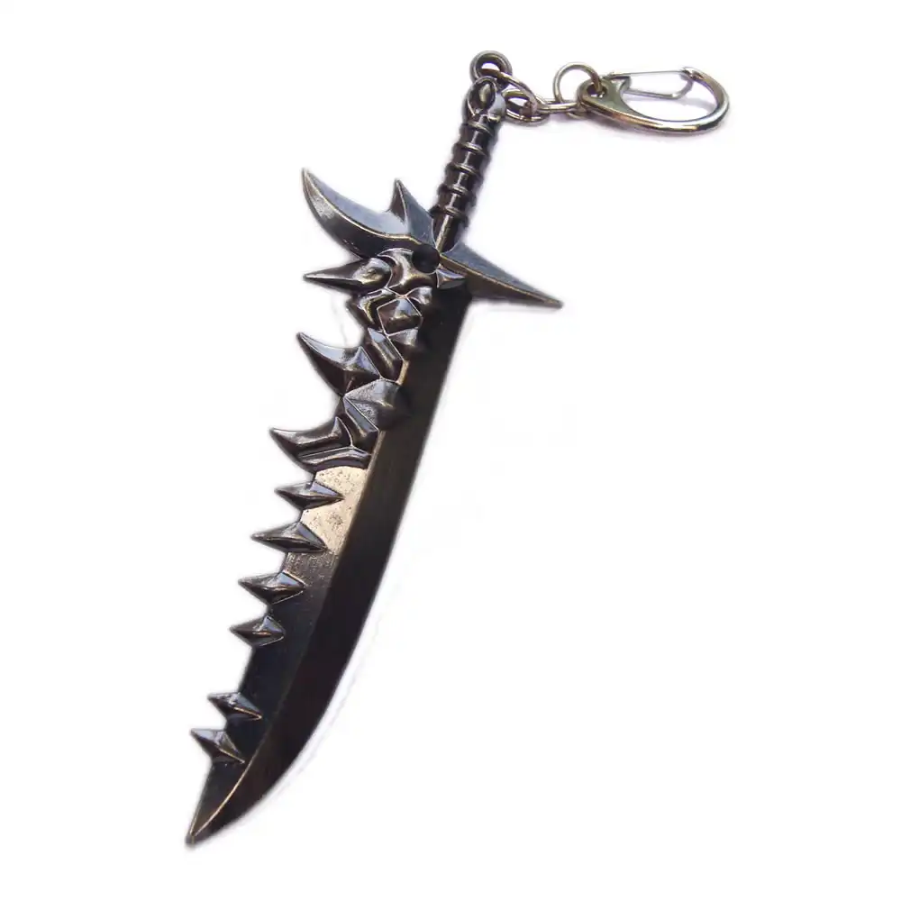 Metal Teeth Weapon Keychain